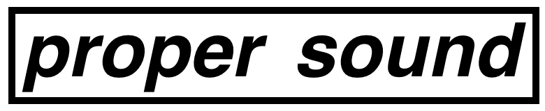 Proper Sound
